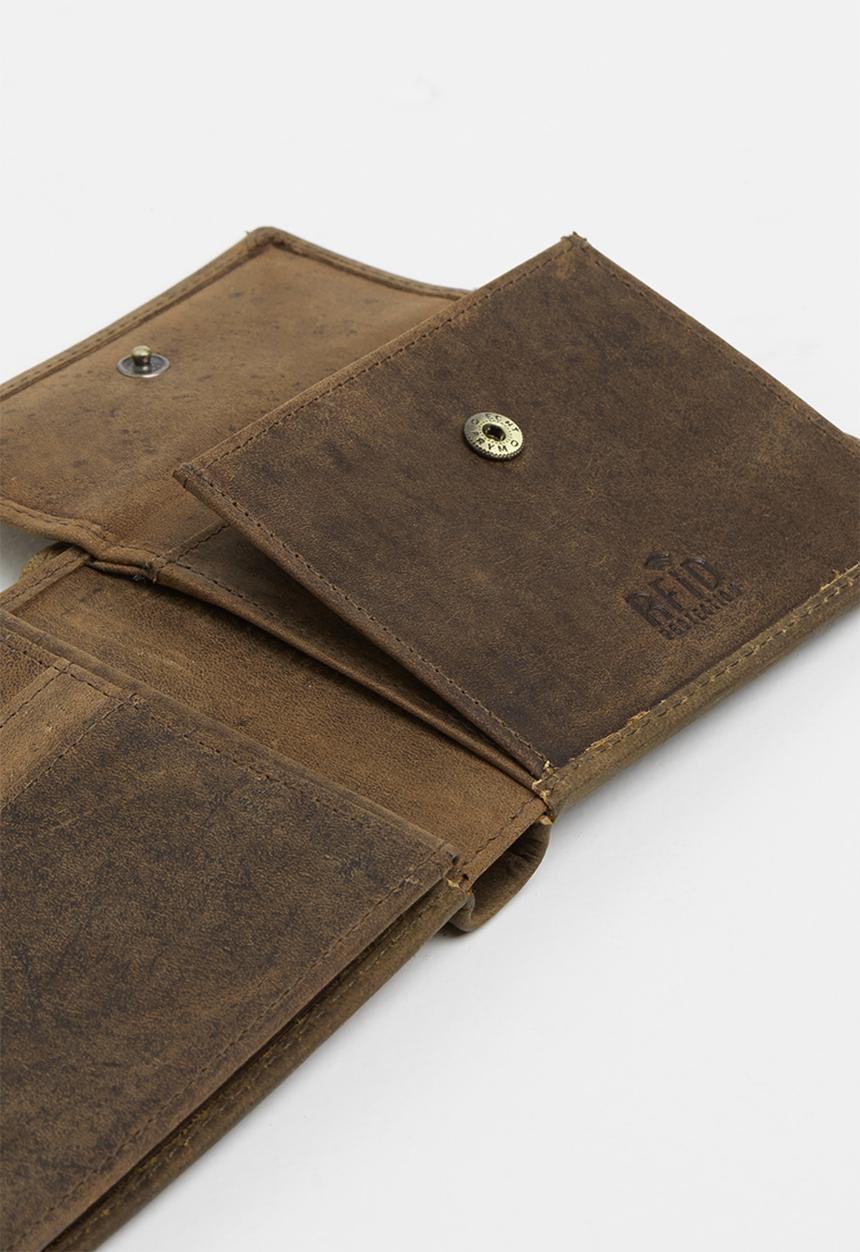 POLO - Hamada sml multi card and coin - brown