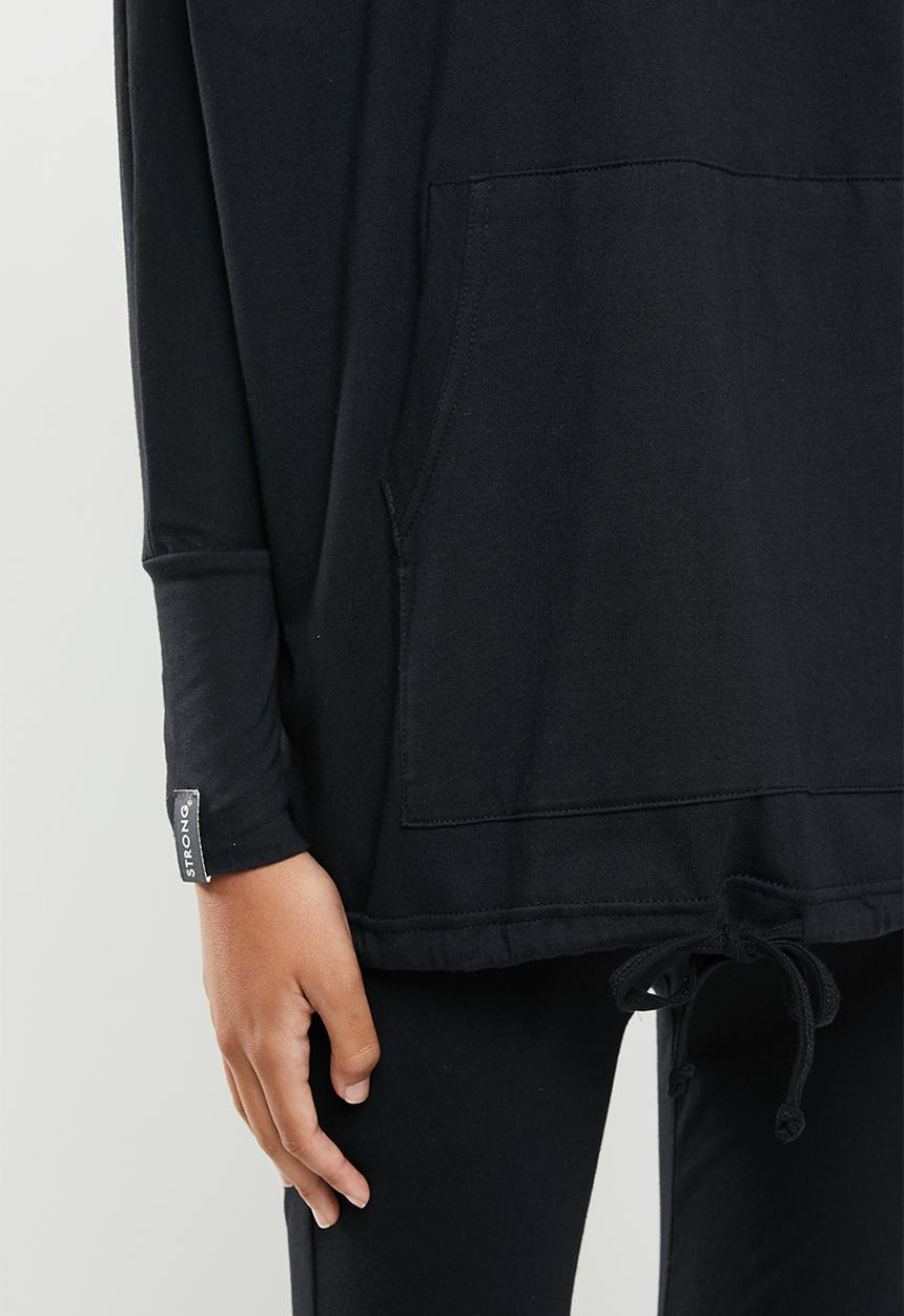 STRONG by T-Shirt Bed Co. - Ladies oversized sweat - black