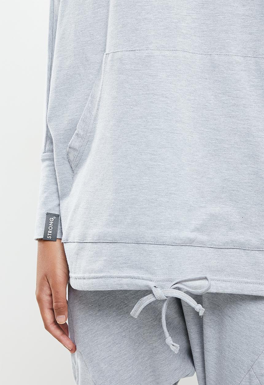 STRONG by T-Shirt Bed Co. - Ladies oversized sweat - grey