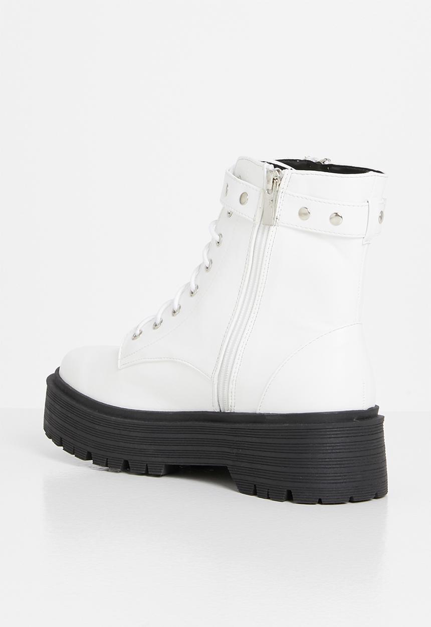 Z_Code_Z - Quinn biker boot - white