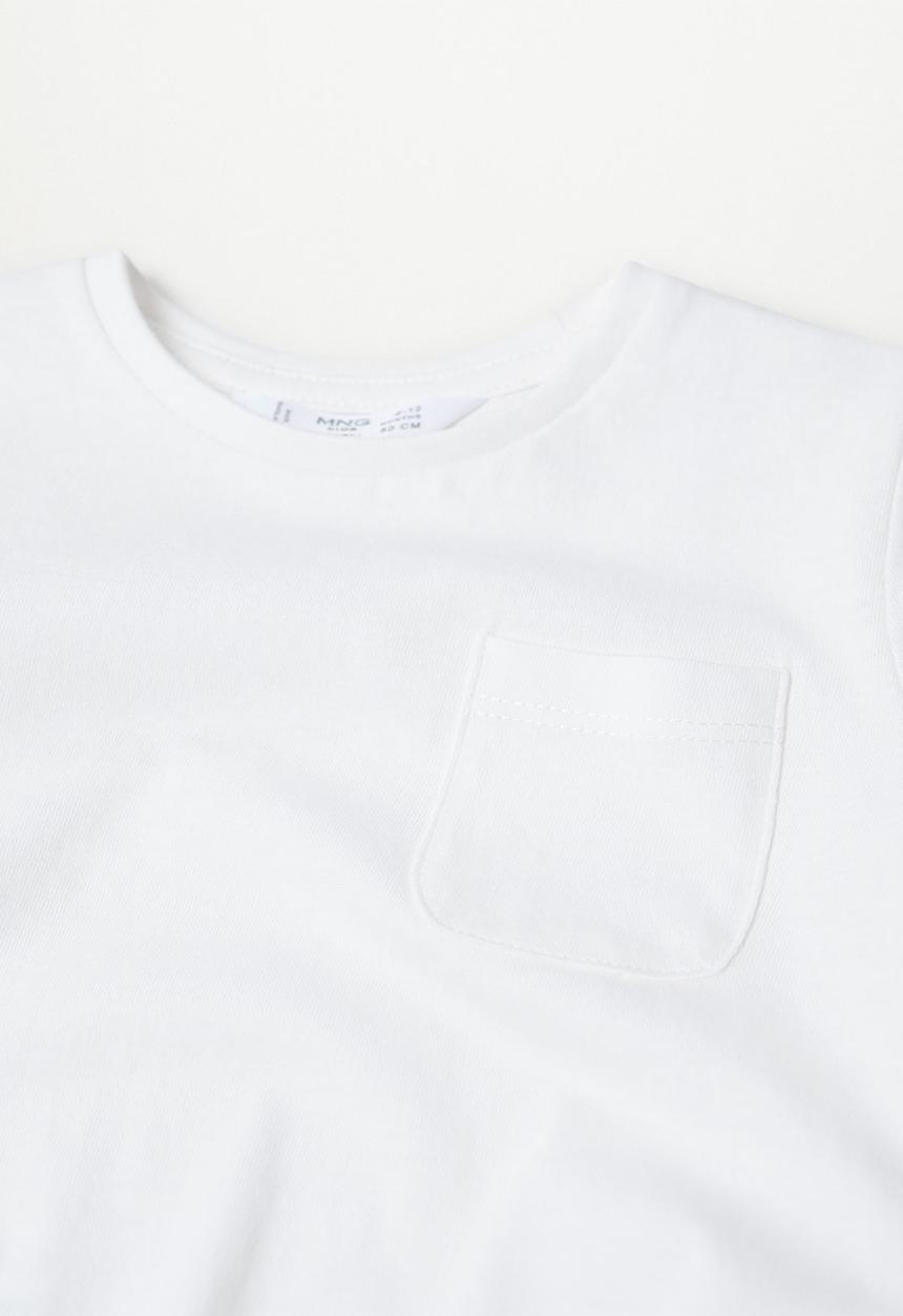 MANGO - Marcos long sleeve tee - natural
