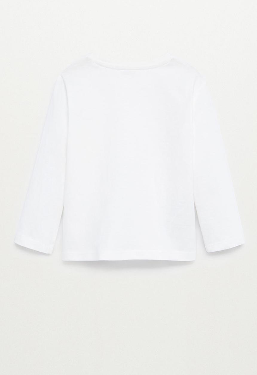 MANGO - Marcos long sleeve tee - natural