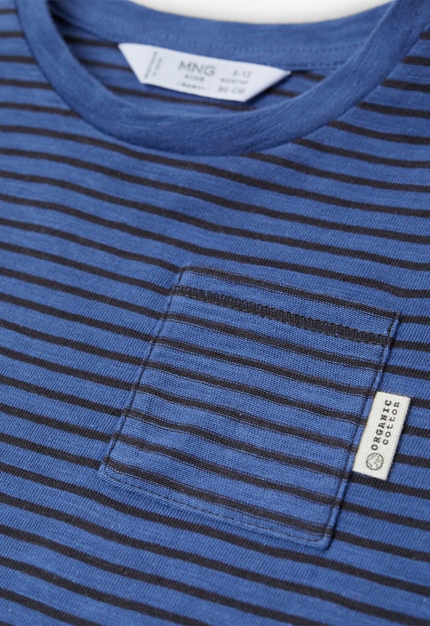 MANGO - Ivan long sleeve tee - medium blue