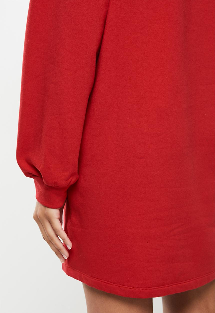 Blake - Hoodie dress - red