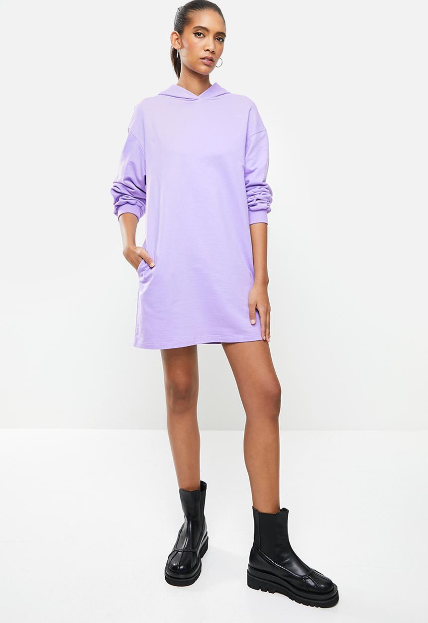 Blake - Hoodie dress - deep lilac