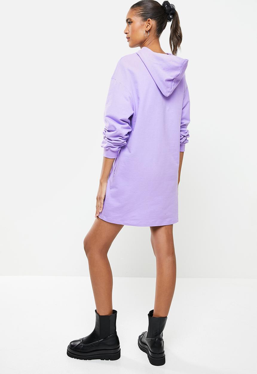 Blake - Hoodie dress - deep lilac