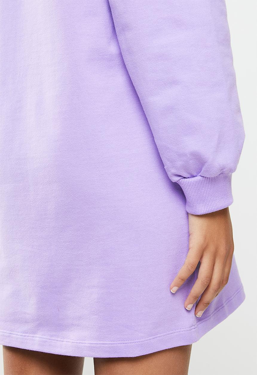 Blake - Hoodie dress - deep lilac
