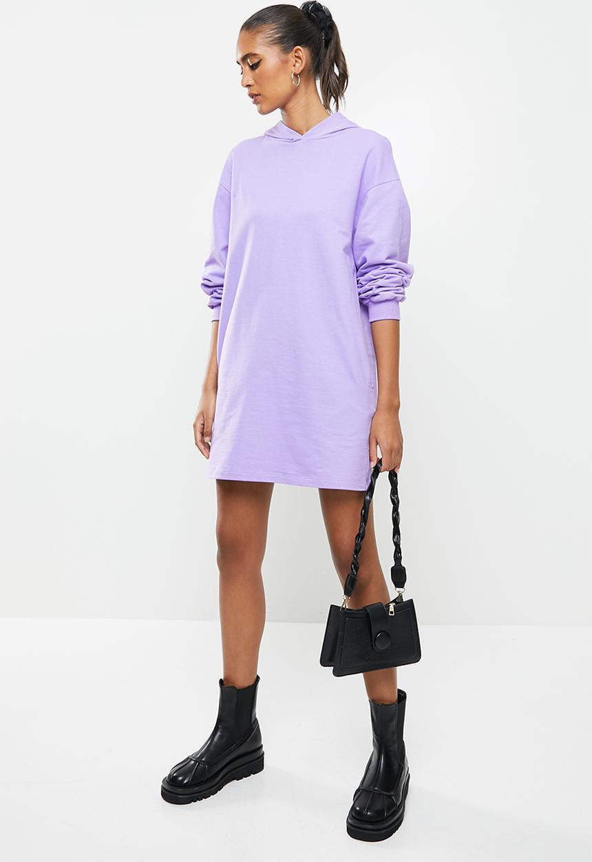 Blake - Hoodie dress - deep lilac