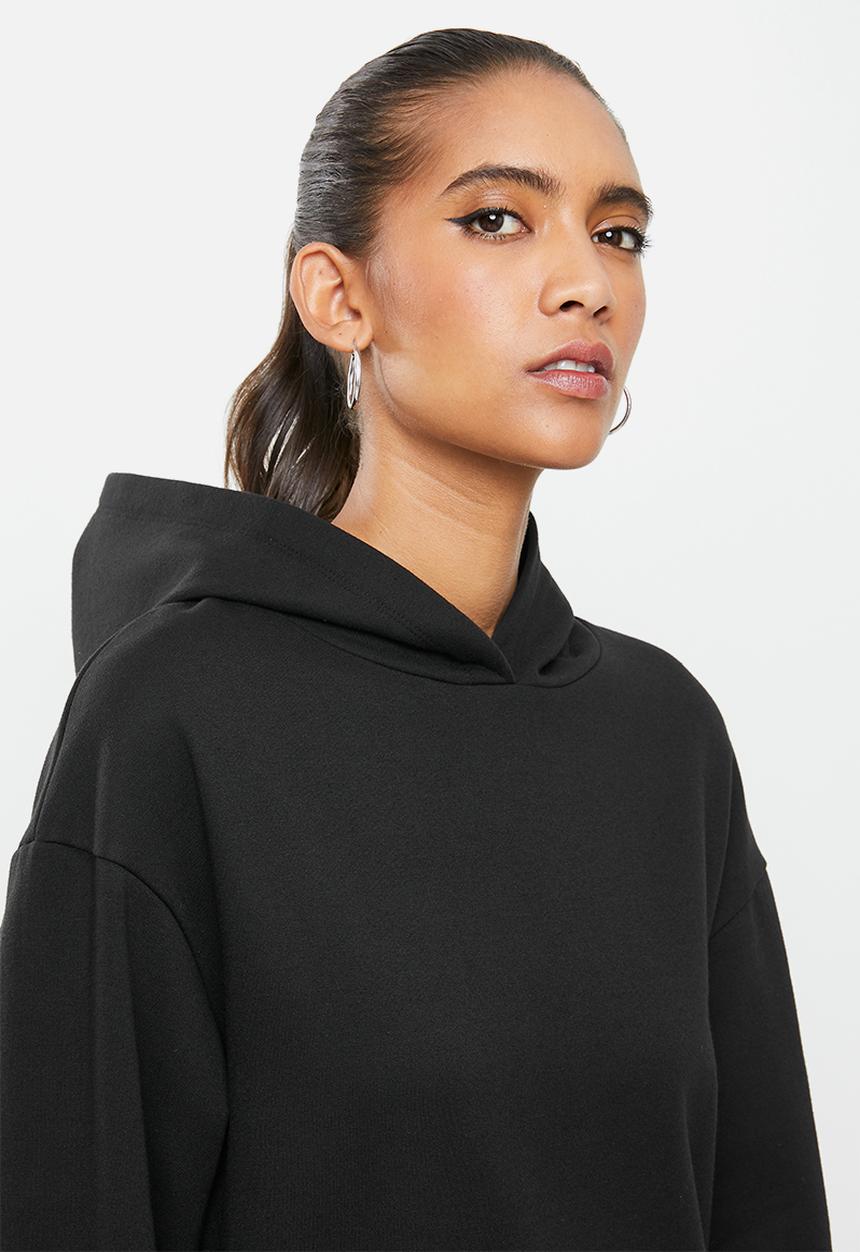 Blake - Hoodie dress - black