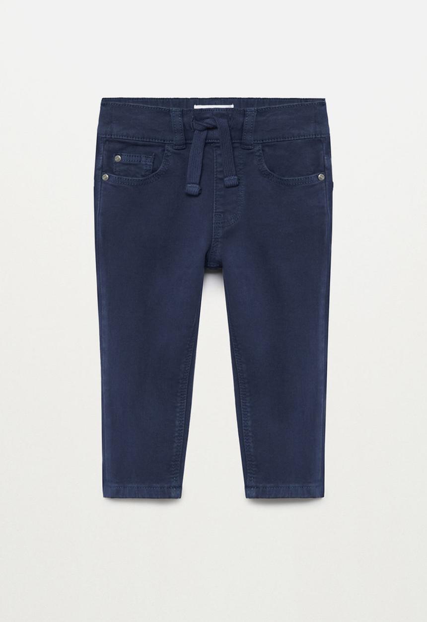 MANGO - Cord trousers - navy