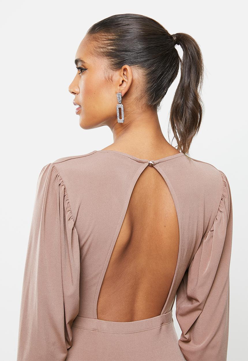 Blake - Blouson mini dress - brown 