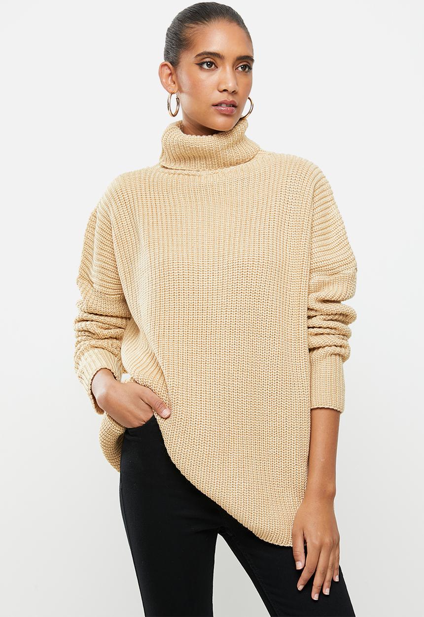 Glamorous - Roll neck jumper- oatmeal