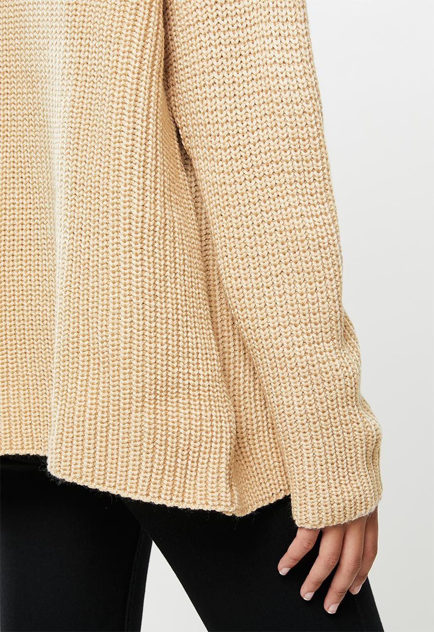 Glamorous - Roll neck jumper- oatmeal