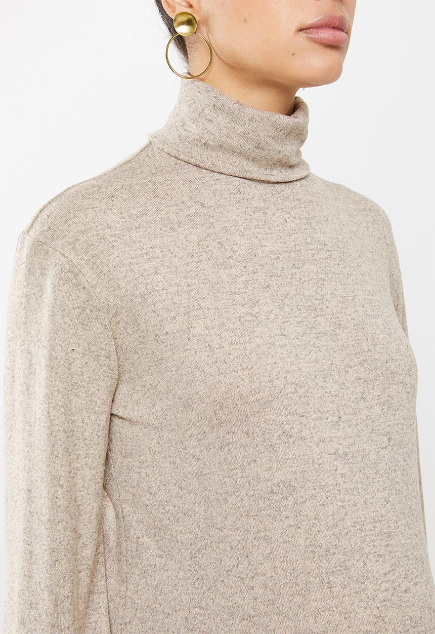 Superbalist - Roll neck midi - neutral