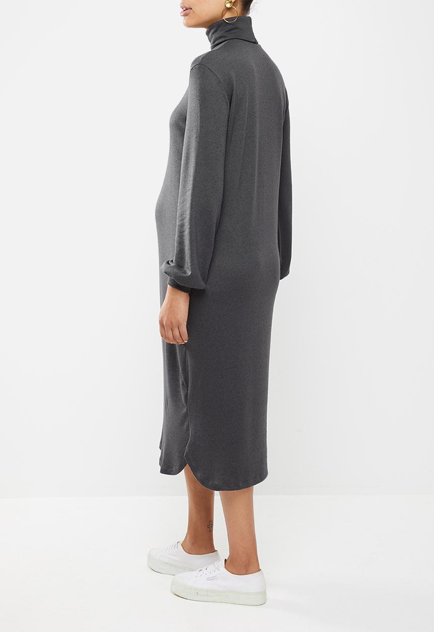 Superbalist - Roll neck midi - charcoal