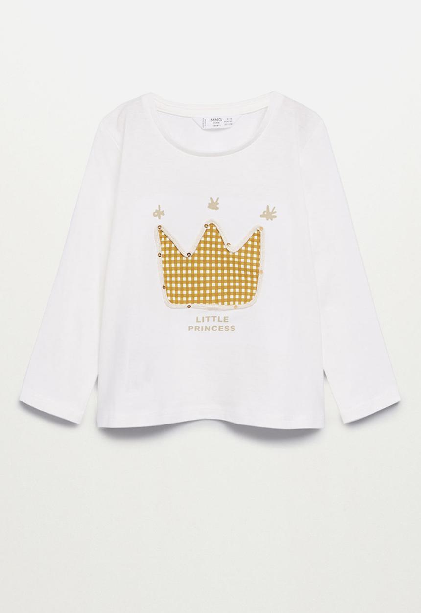 MANGO - Cordill tee - white