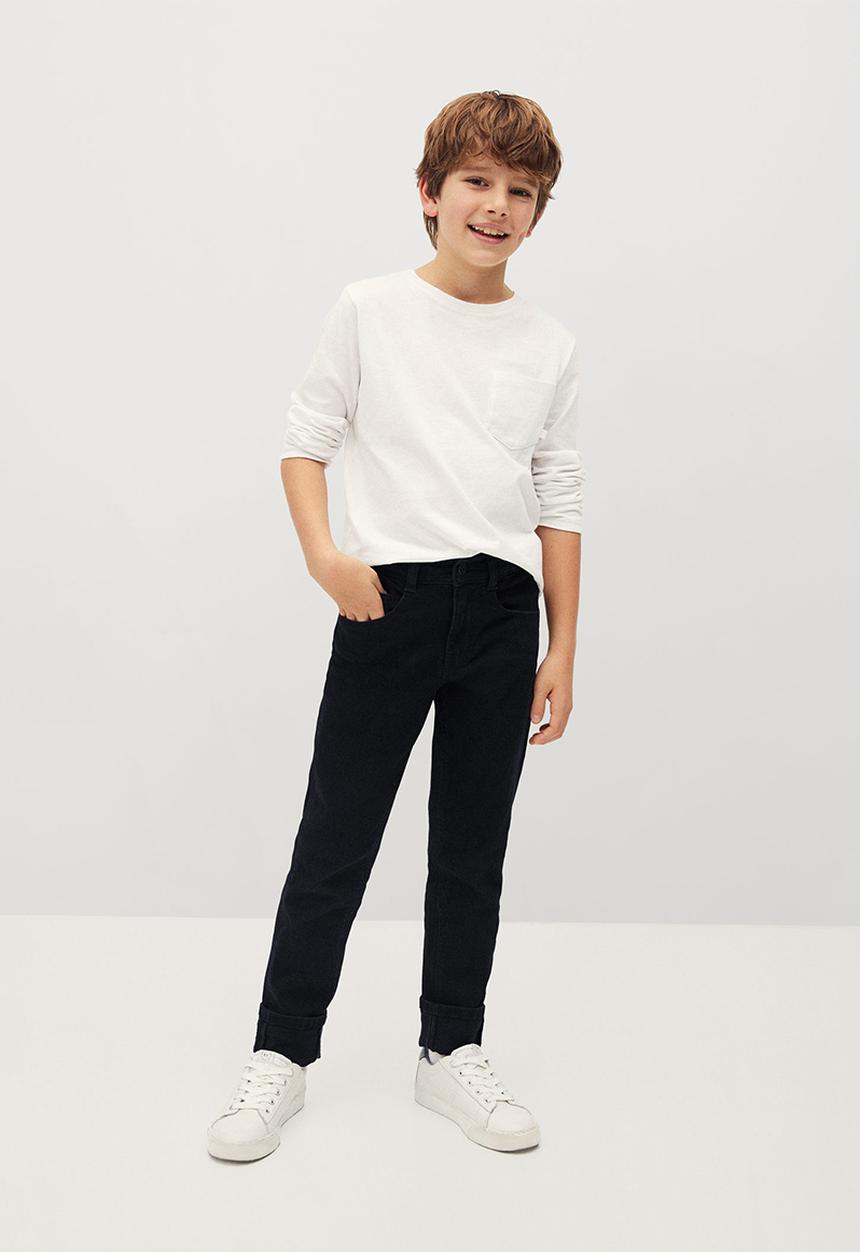 MANGO - Boys regular fit jeans - black