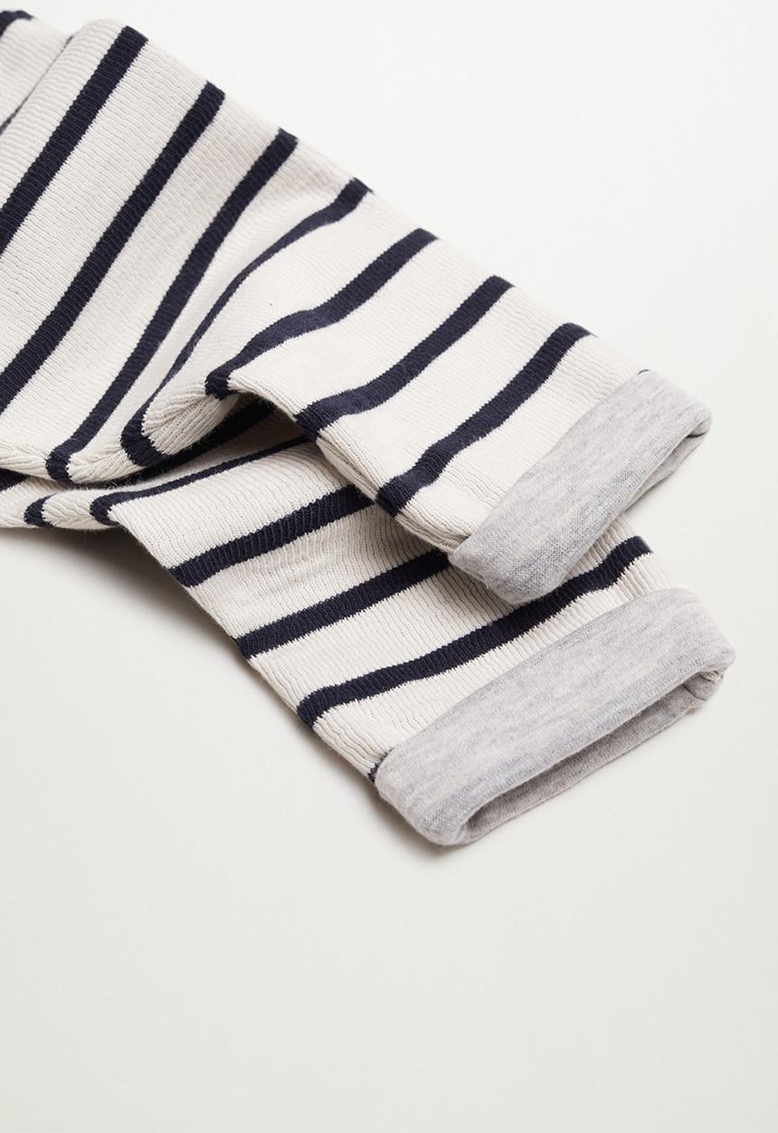 MANGO - Pepepant trousers - white & navy