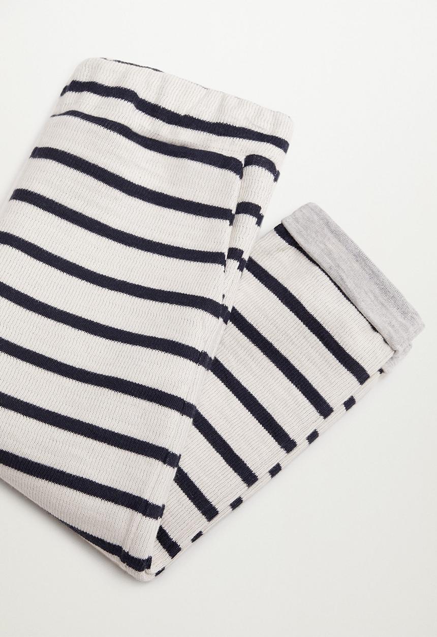 MANGO - Pepepant trousers - white & navy
