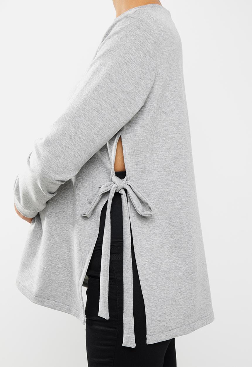 Superbalist - Tie side sweat - grey 