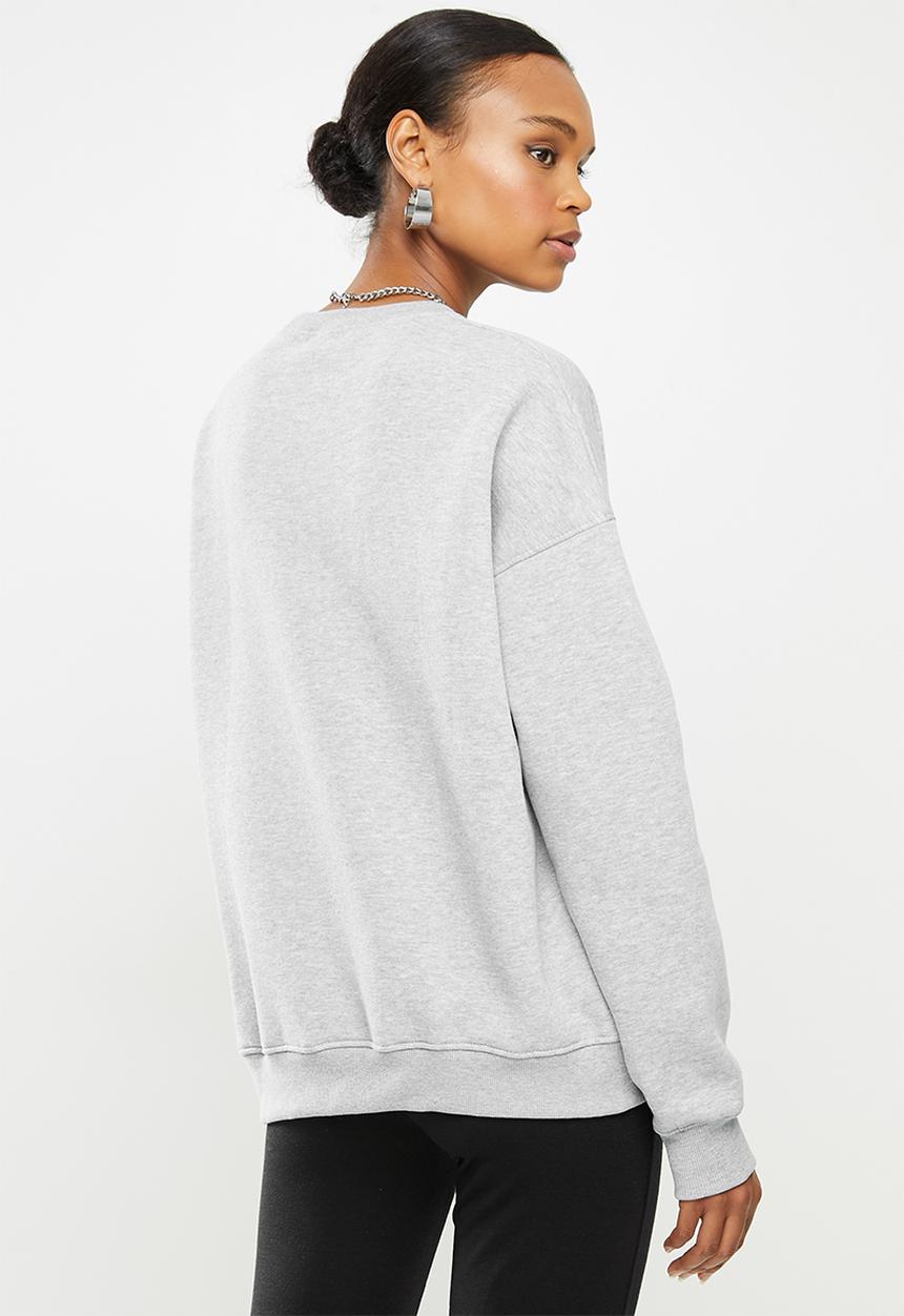 Missguided - Basic oversized sweat - grey