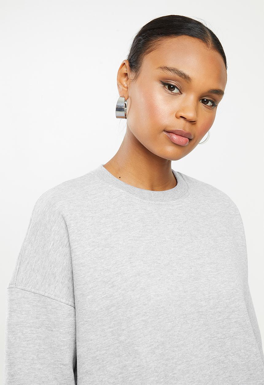 Missguided - Basic oversized sweat - grey