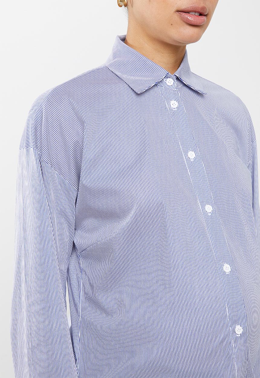 Superbalist - Oversized shirt - blue & white 