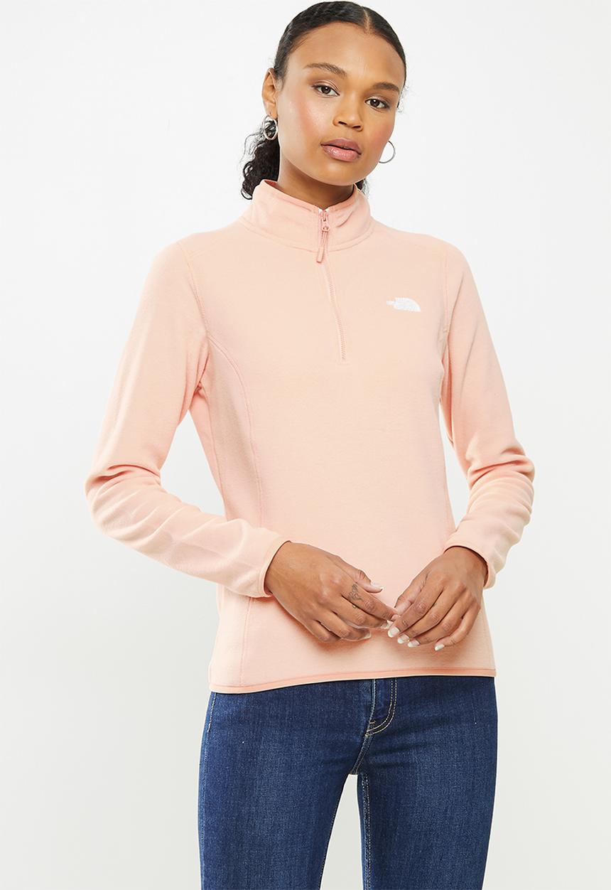 The North Face - W 100 glacier 1/4 zip - pink