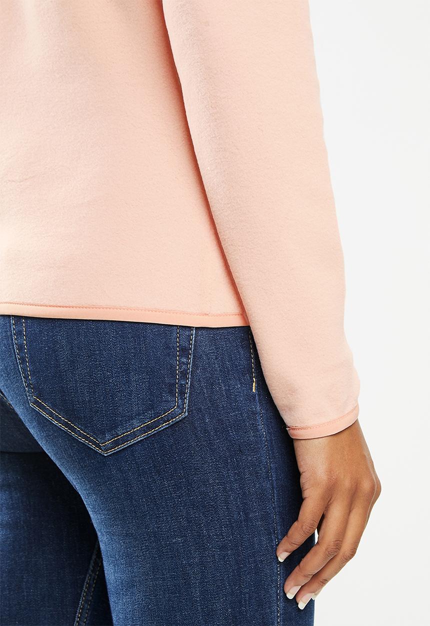 The North Face - W 100 glacier 1/4 zip - pink
