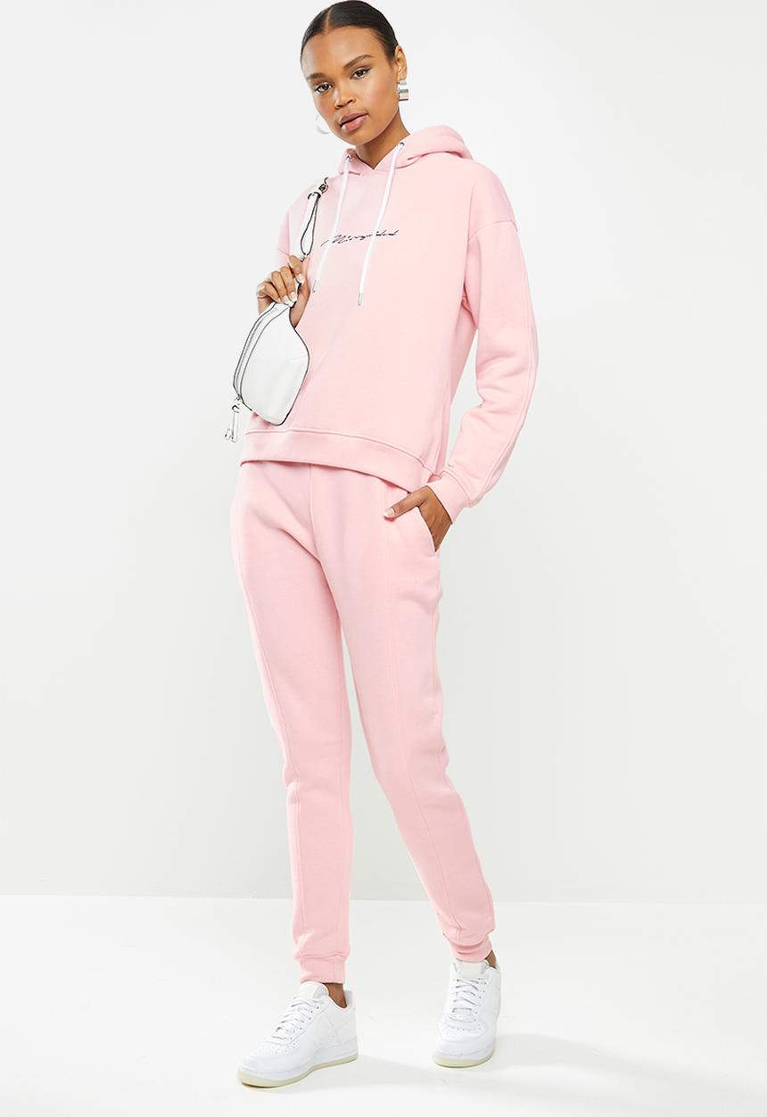 Missguided - Missguided script seam detail jogger - pink