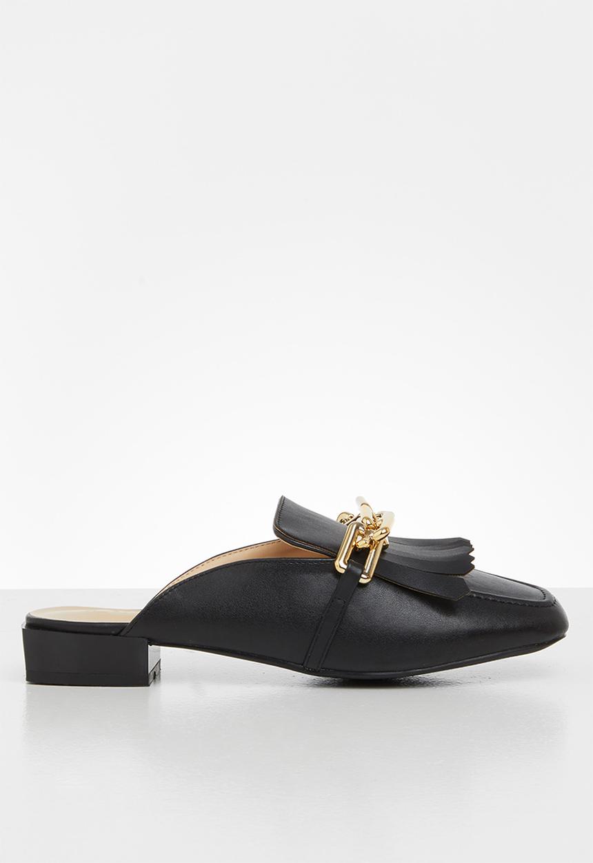 Z_Code_Z - Avan wider fit chain mule - black 