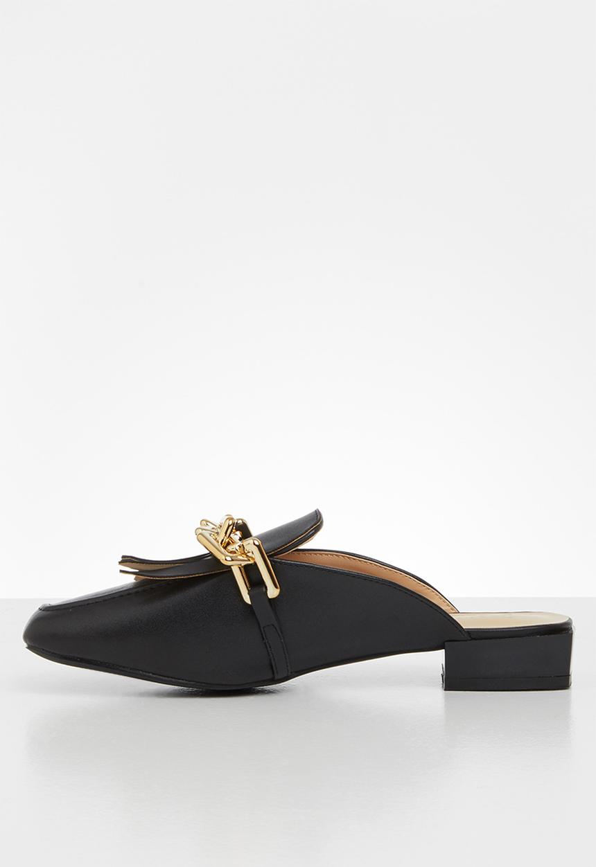 Z_Code_Z - Avan wider fit chain mule - black 