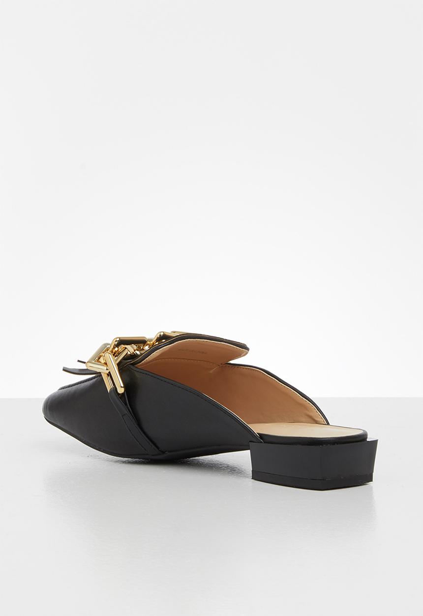 Z_Code_Z - Avan wider fit chain mule - black 