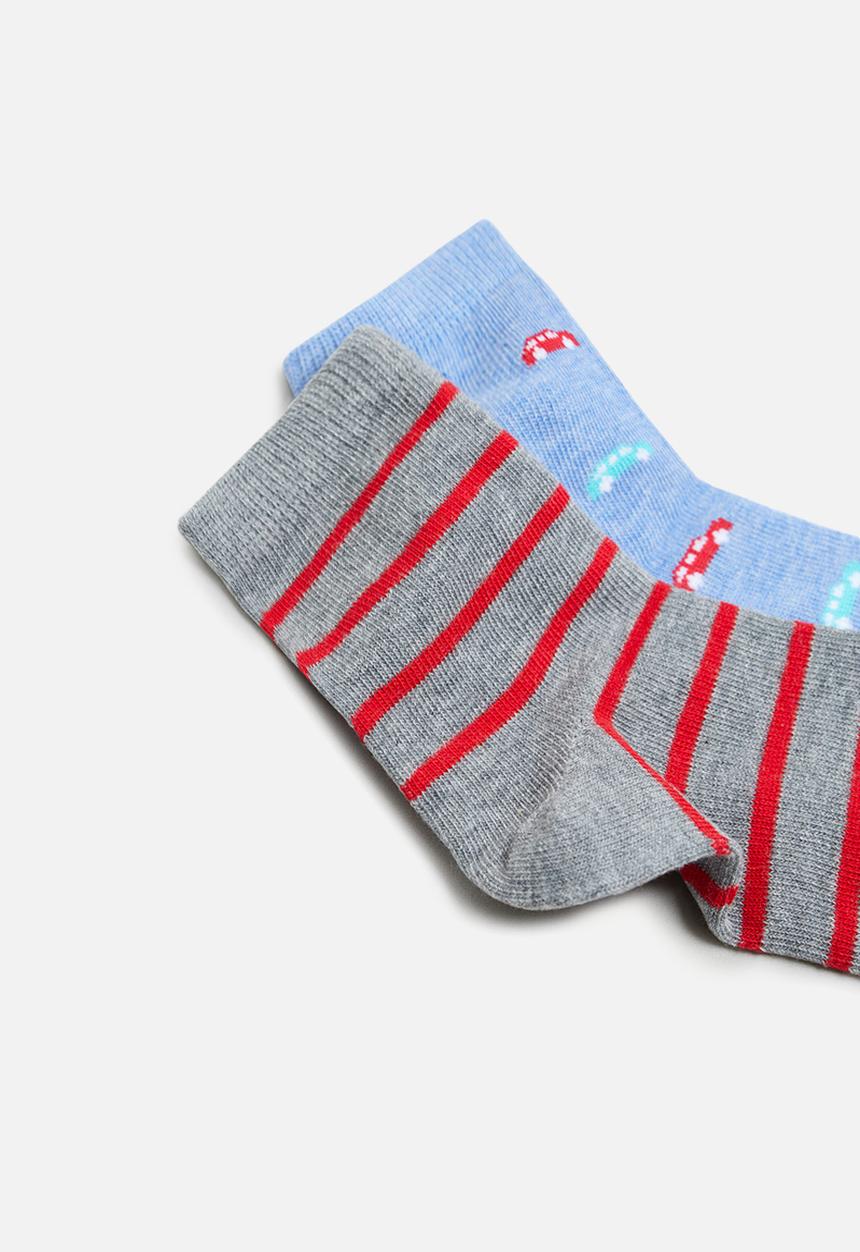 MANGO - Cars 2-pack socks - multi