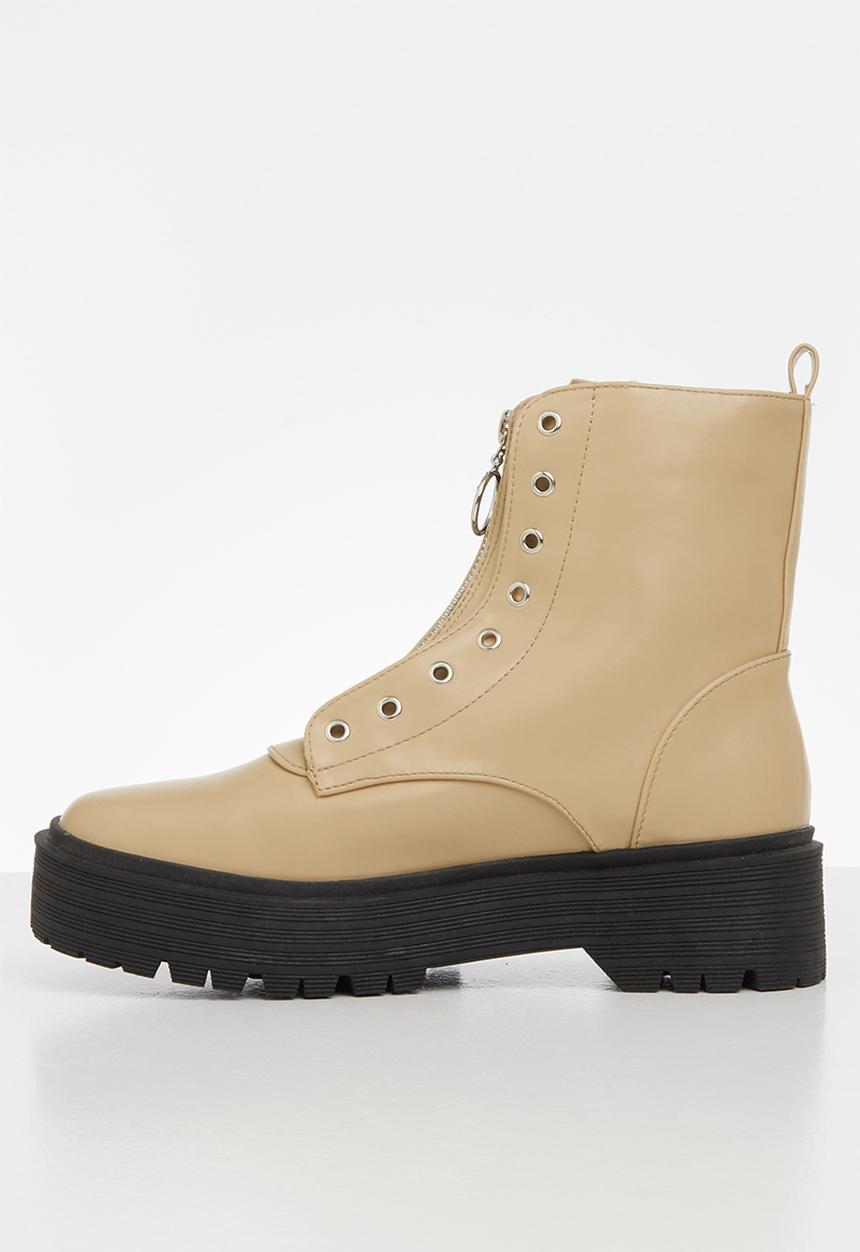 Z_Code_Z - Emery military boot - bone