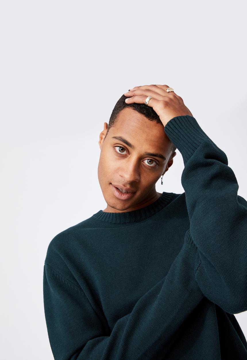 Cotton On - Crew knit - teal