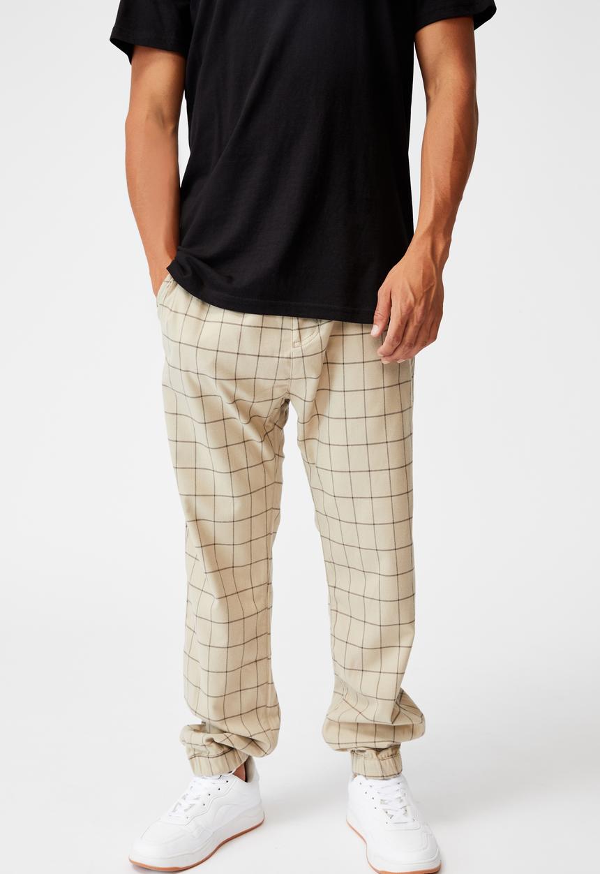 Cotton On - Drake cuffed pant - beige
