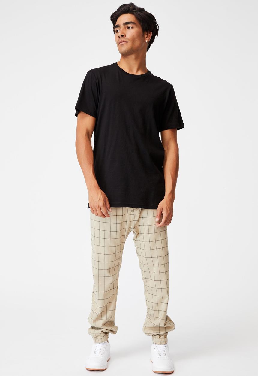 Cotton On - Drake cuffed pant - beige