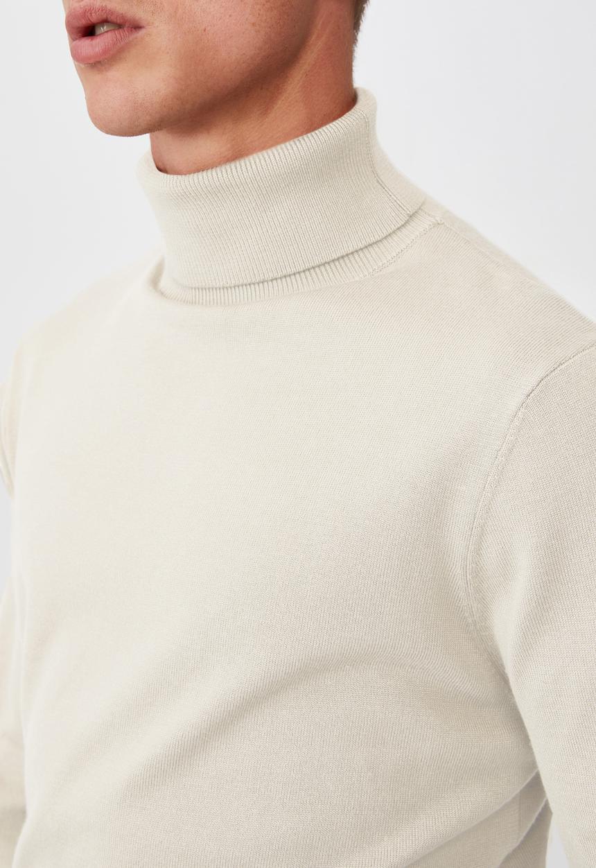 Cotton On - Roll neck sweater - winter white