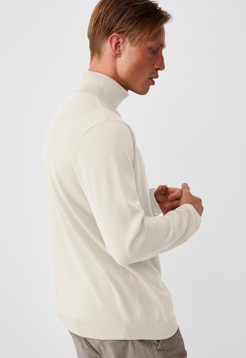 Cotton On - Roll neck sweater - winter white