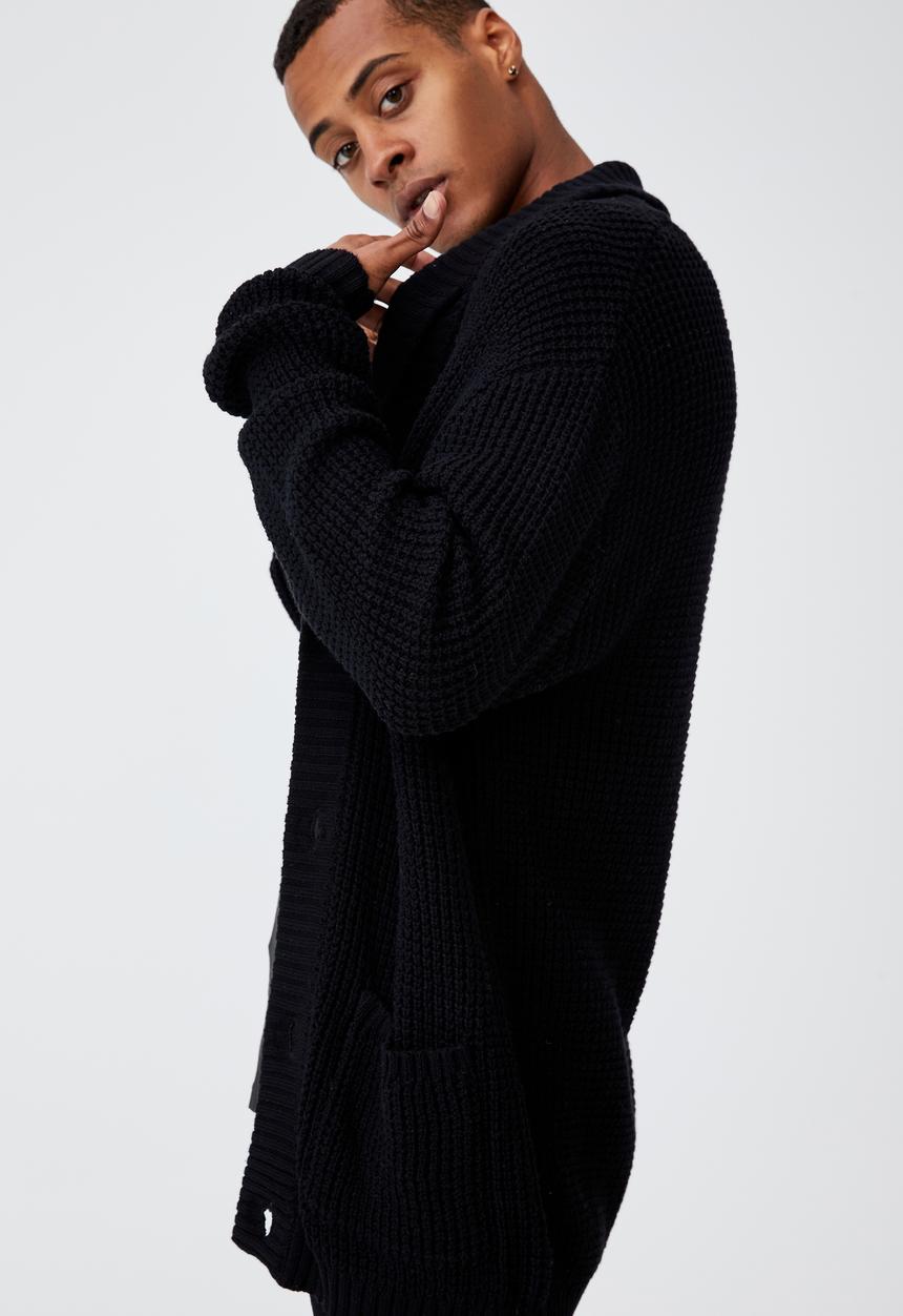 Cotton On - Shawl cardigan - black
