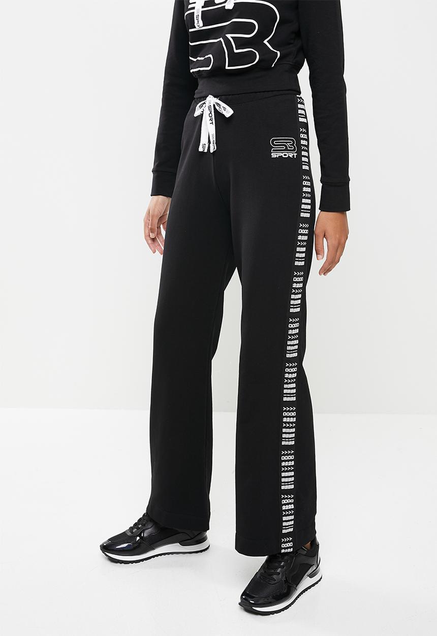 SISSY BOY - Flared sweatpants - black