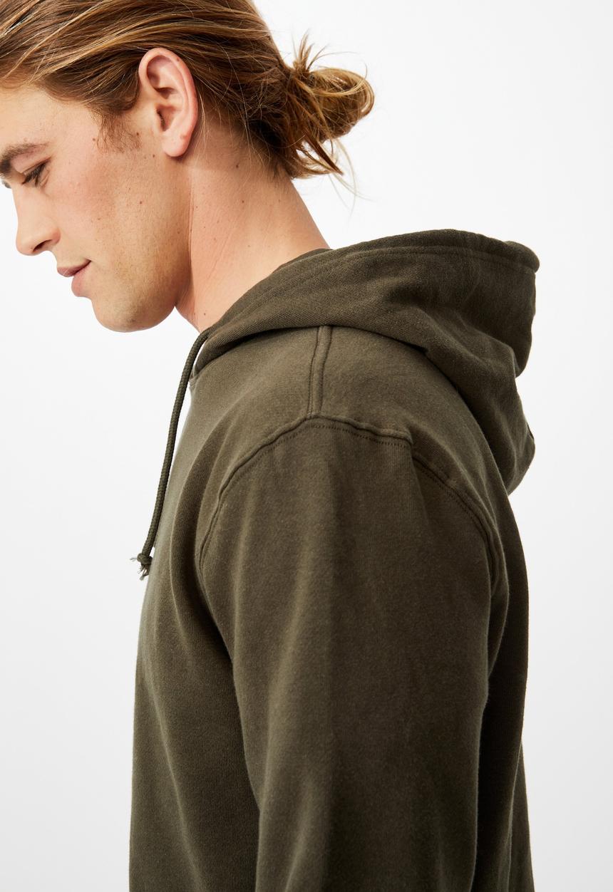 Cotton On - Essential fleece pullover - duffle green