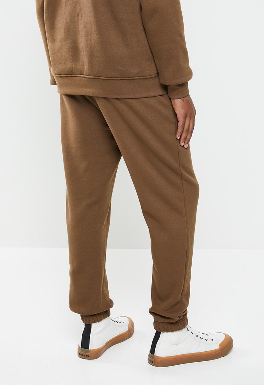Jonathan D - Brand sweatpants regular fit - brown