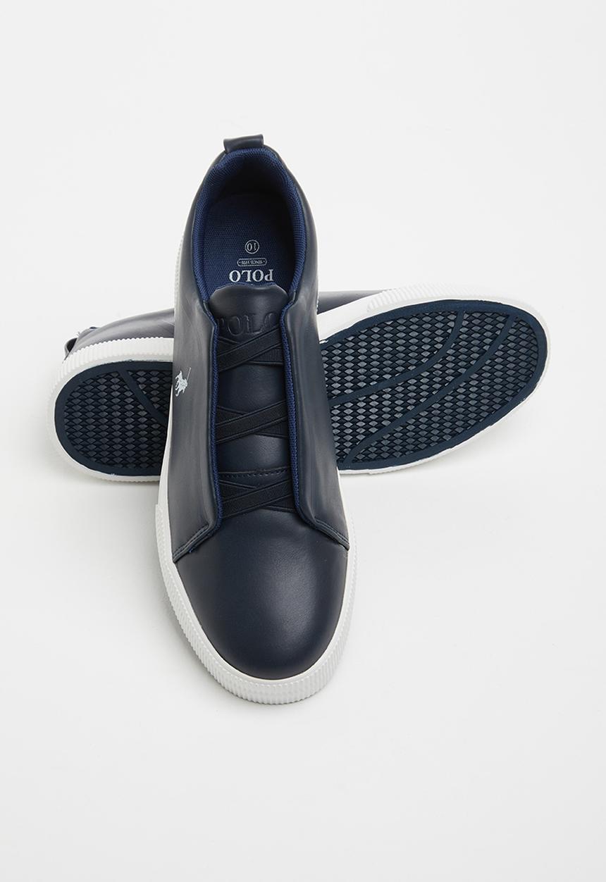 POLO - Harry gusset slip on sneaker - navy