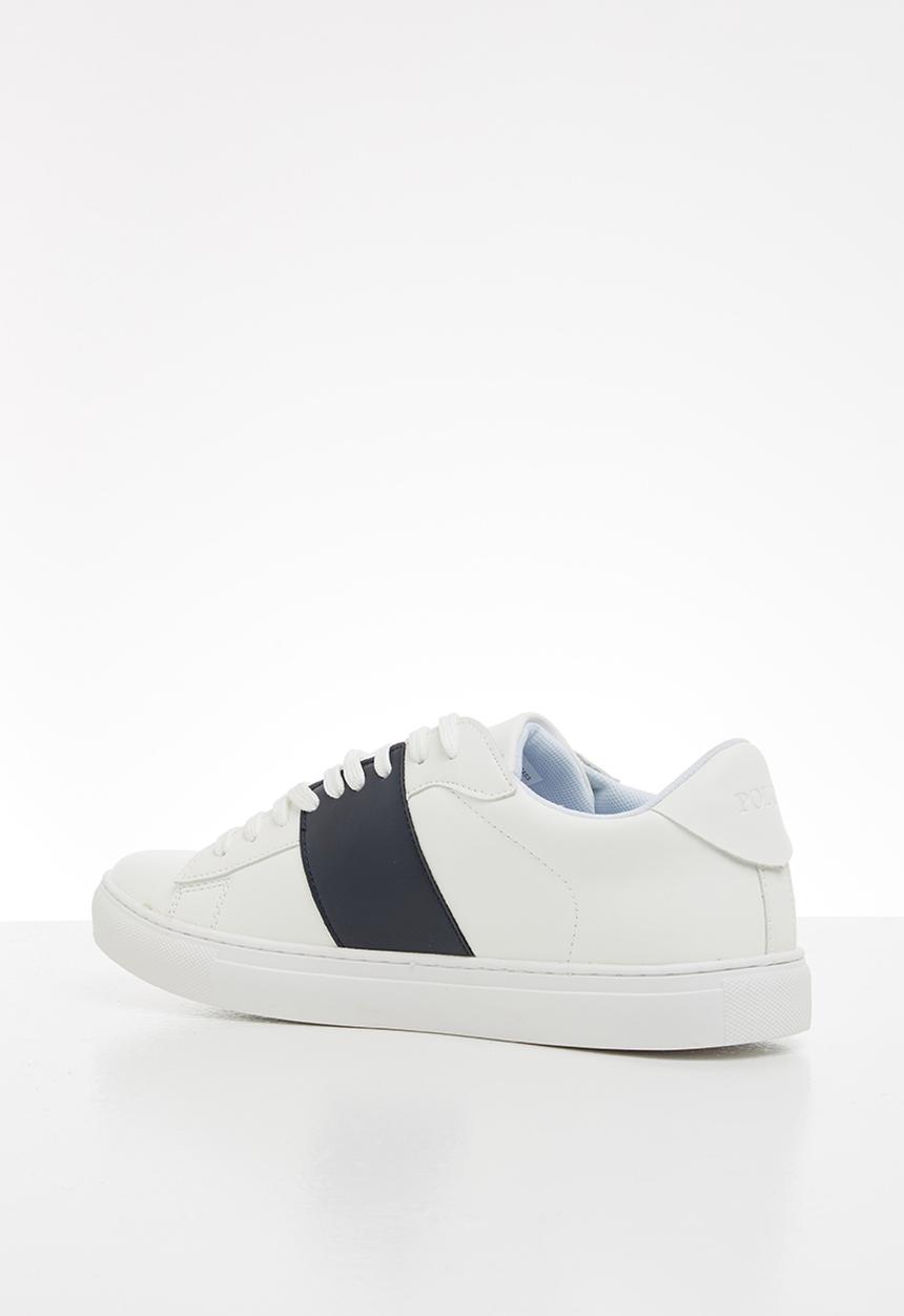 POLO - Heath colour smart sneaker - white & navy