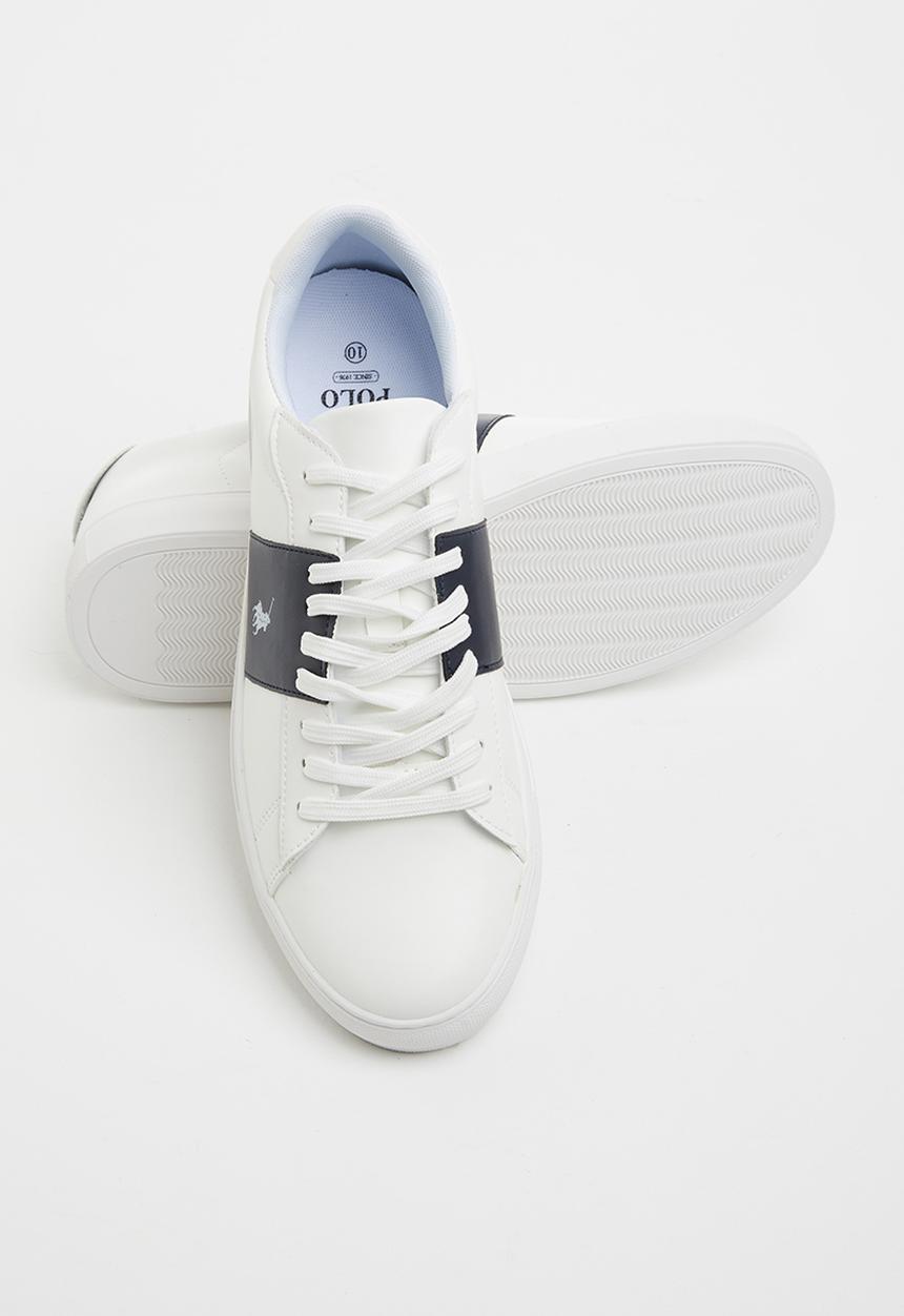 POLO - Heath colour smart sneaker - white & navy