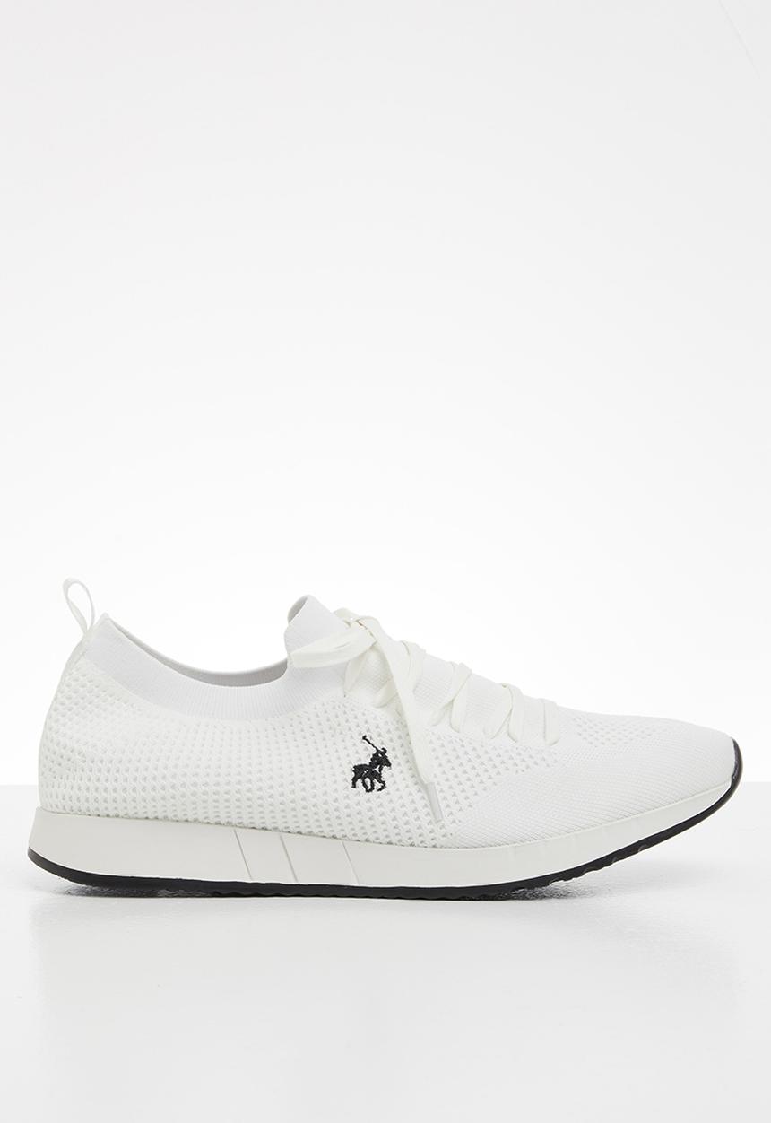 POLO - Gavin knit sneaker - white