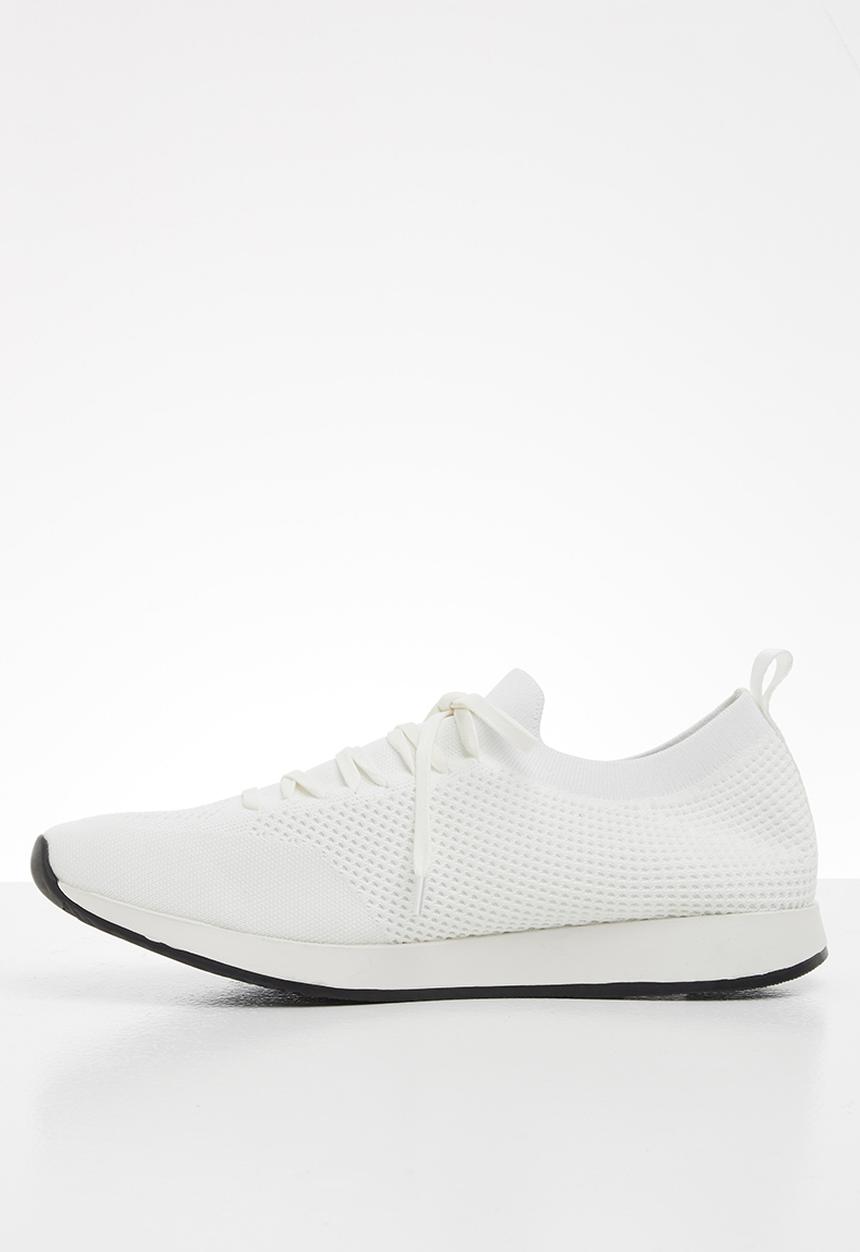 POLO - Gavin knit sneaker - white