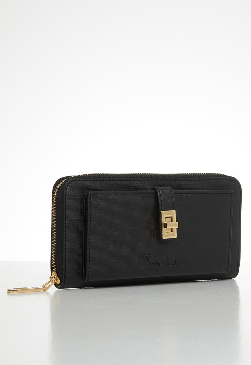 Pierre Cardin - Zanele zip-around purse  - black